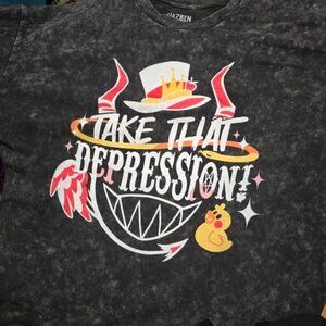 Hazbin Hotel shirt take that depression graphic mens 2X womens 3X